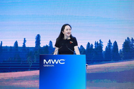 Sabrina Meng, presidenta rotatoria y directora financiera de Huawei